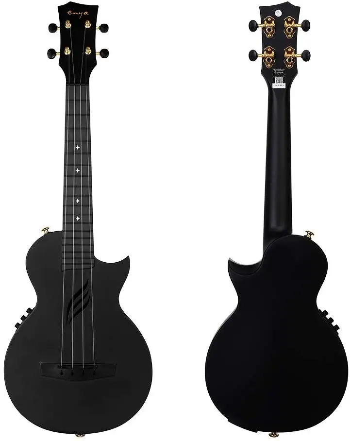 Enya Nova U/PK EQ Гавайская гитара 23 дюймов Концерт Электрический Cutaway из углеродного