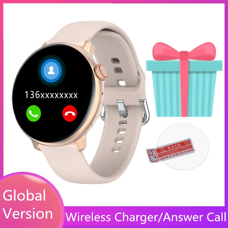 

Wireless Charging Smartwatch Multifunction Fitness Tracker Answer Call Waterproof IP68 Whatsapp Notification Smart Watch Men