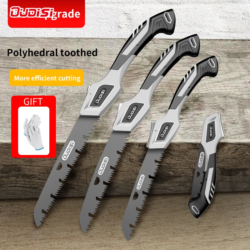 Складная пила OUDISI SK5, многофункциональная, стальное лезвие MO-V, ручная пила, складная, острая, Садовая пила, инструменты для деревообработки Складная пила OUDISI SK5, многофункциональная, стальное лезвие MO-V, ручная пила, складная, острая, Садовая пила, инструменты для деревообработки