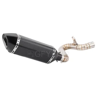 for bmw f900r 2020 f900xr f 900 xr 2020 f 900 r f900r escape motorcycle exhaust muffler with decat pipe and link pipe system