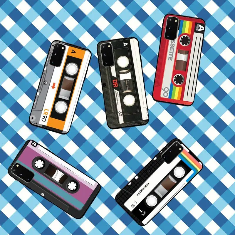 

Retro Record Cassette Phone Case For Samsung Galaxy S6 S7 Edge Plus S8 S9 S20Plus S20ULTRA S10lite 2020 S10 Case