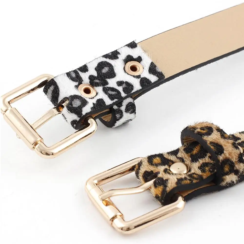 Пояс с леопардовым принтом женский модный пояс декоративный ремень из конского