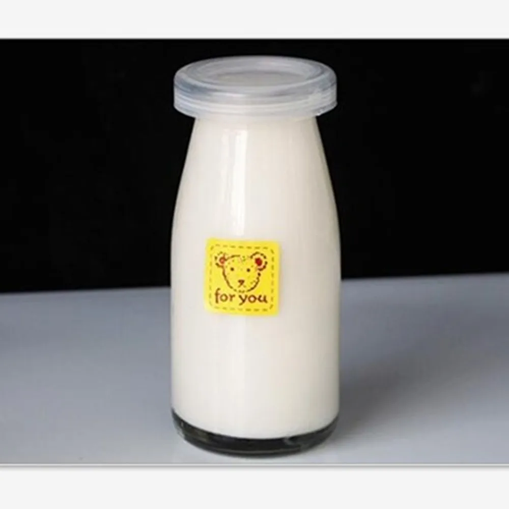 Бесплатная доставка стеклянная бутылка для молока 2 шт. 200 мл фруктового сока