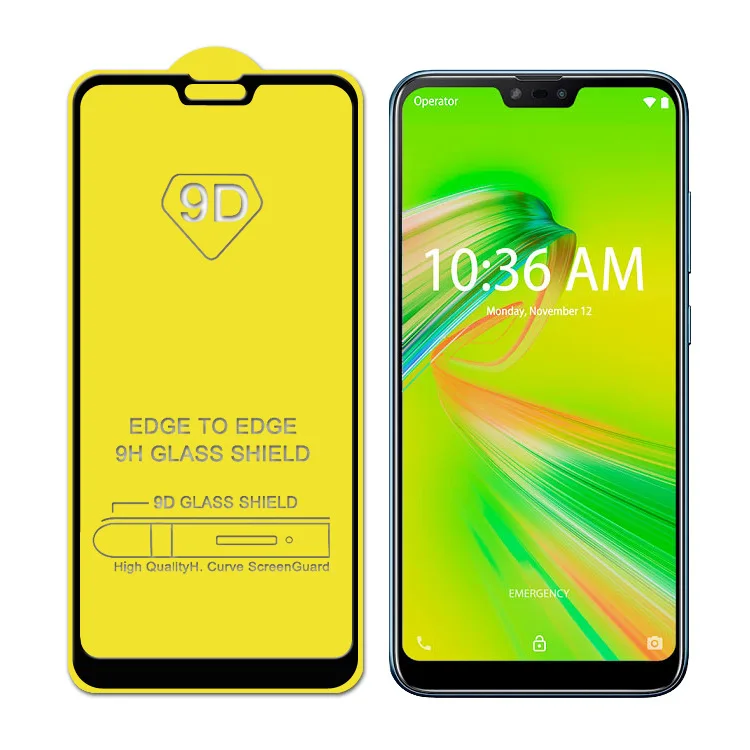 9D ASUS Zenfone Max M2 ZB633KL 2.5D Закаленное стекло для Asus ZenFone Pro ZB631KL Защитная пленка экрана |