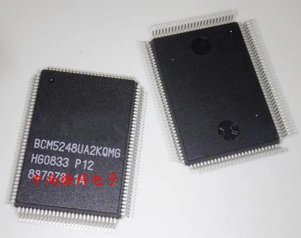 

New original BCM5248UA2KQM P12 QFP-128 BCM5248UA2KQMG IC 2pcs/lot