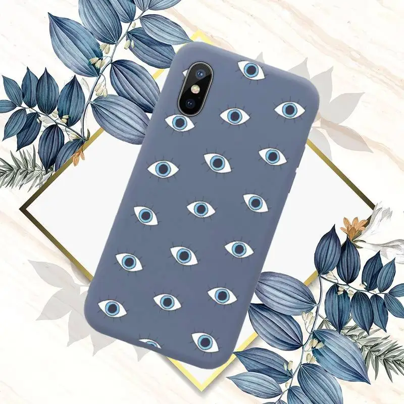 

Funny Cute Eyes Novelty Phone Case Candy Color for iPhone 11 12 mini pro XS MAX 8 7 6 6S Plus X SE 2020 XR