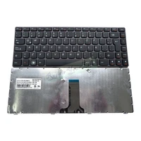 laptop keyboard la latin for lenovo z370 z470 z475 z470a z475a 9z n5tsq p1e 25 200810 aekl6l00250 black with grey frame parts