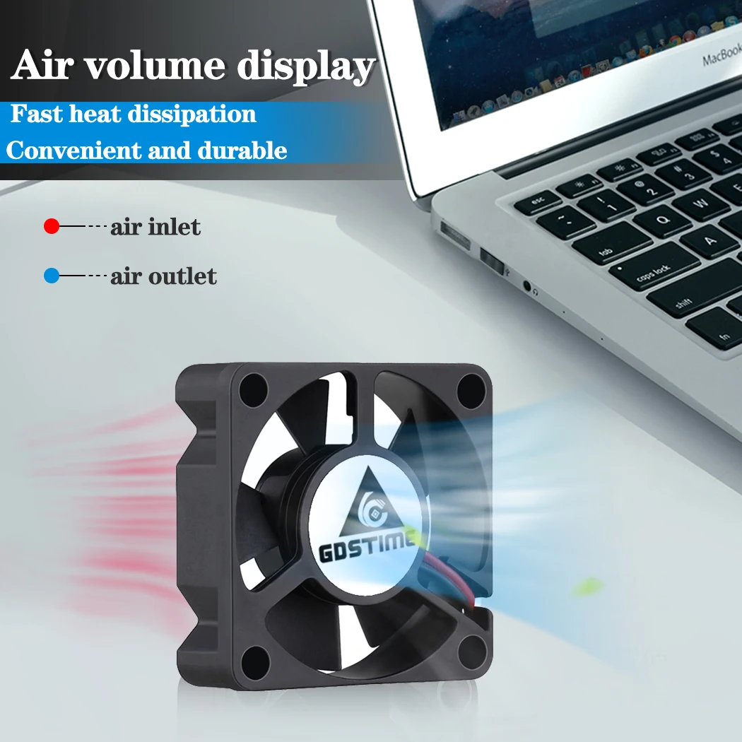 Охлаждающий вентилятор Gdstime 2 шт. 5 В 12 24 35 мм 35x35x10 3510 дюйма|fan cooler|dc fancooling fan |