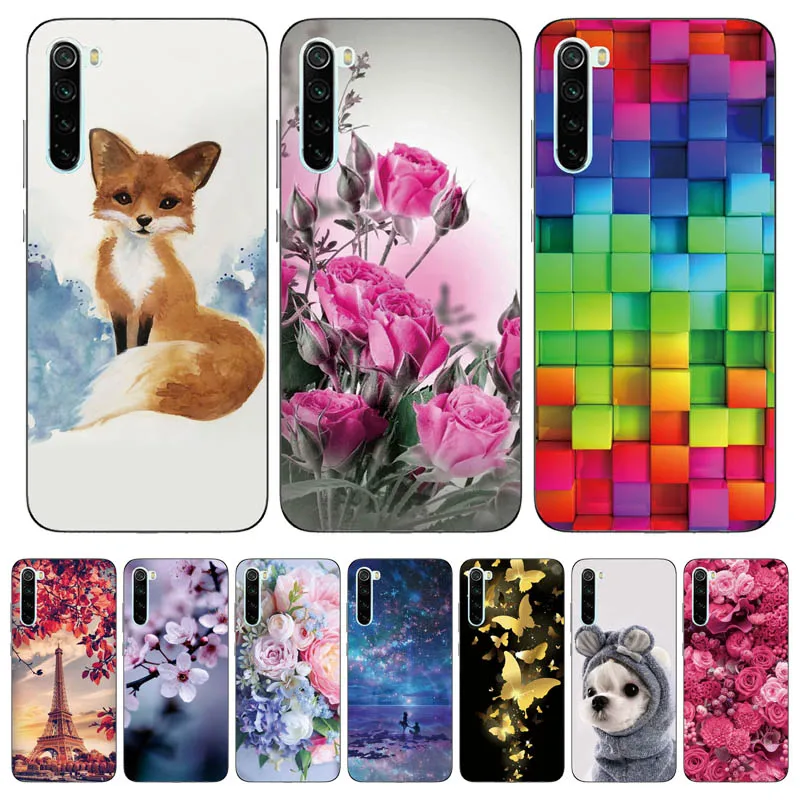 Мягкий чехол из ТПУ для Xiaomi Redmi 4X 5Plus 5A 6 6A 7 7A 8 8A Note 5 8T 9S Pro прозрачный милые чехлы с