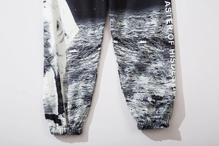 

Mens Astronauts Print Joggers HipHop Harem Pants Streetwear Casual Trousers Sweatpants 2021 SS Unisex Oversized Punk Rock Jogger