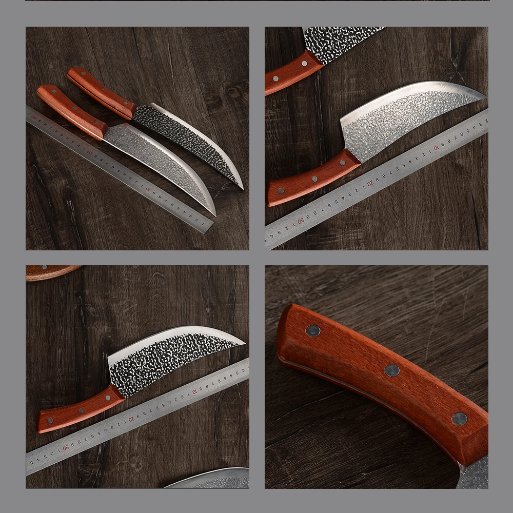 XYj нож для нарезки мяса мясника кухонный кемпинга охоты сербский шеф повара ковки