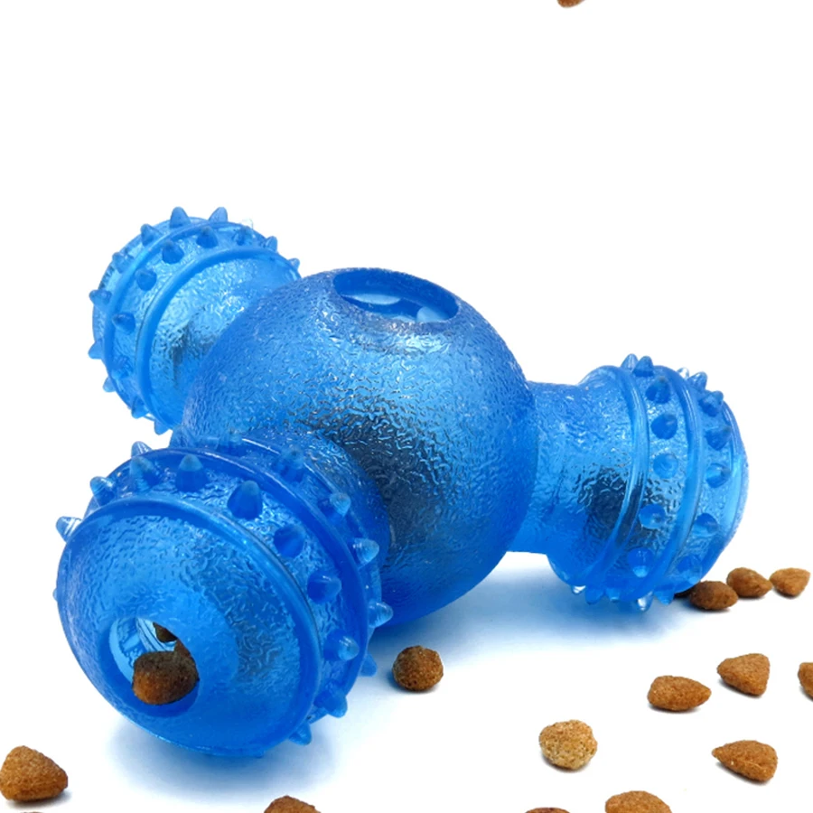 

3 ball Pet Dog Toy Interactive Rubber Balls Pet Dog Cat Puppy Chew Toys Ball Teeth Chew Toys Tooth Cleaning Balls Food