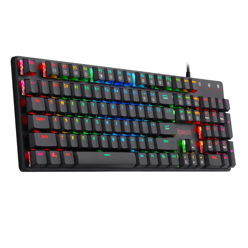 

Низкопрофильная Проводная Механическая игровая клавиатура Redragon K589 с RGB-подсветкой, механическая клавиатура, тихие линейные переключатели ...