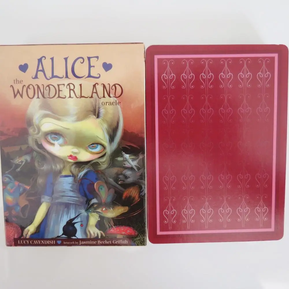 new Tarot deck oracles cards mysterious divination Alice the Wonderland oracles deck for women girls cards game board game