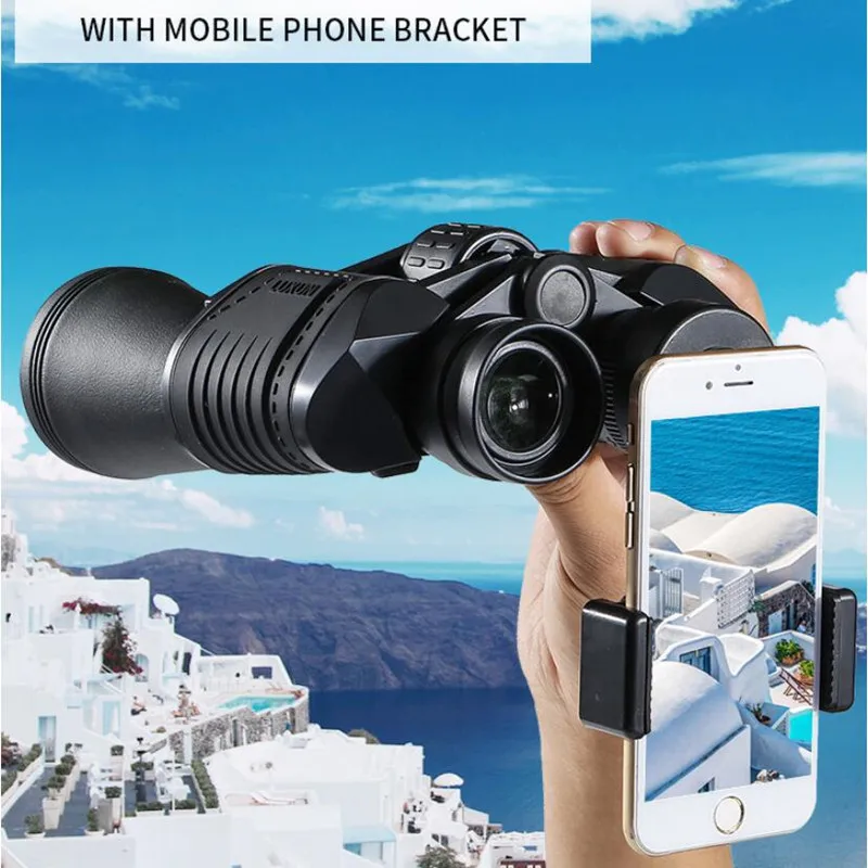 Портативный бинокль с высоким увеличением 20x50 портативный наружный оптический