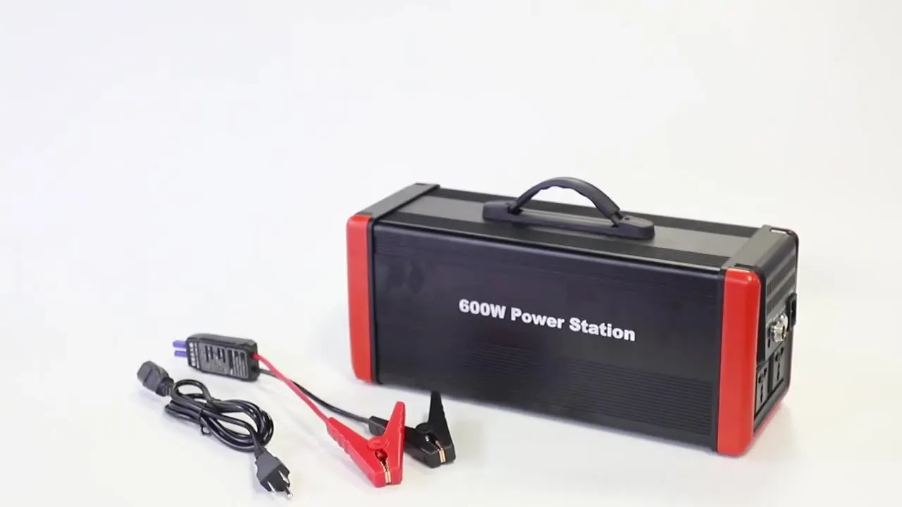 

Factory price off grid ups power bank power station battery 40Ah pure sine wave power station 600w 1000w