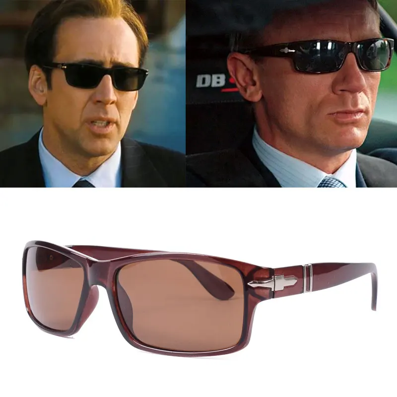 

NEW Classic Vintage Fashion 650 Square Style Polarized Sunglasses Men Driving Brand Design Sun Glasses Oculos De Sol UV400