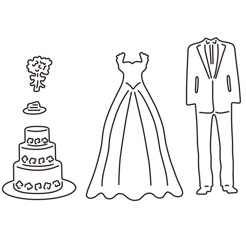 Новинка 2021 металлические Вырубные штампы для костюма и платья творчества