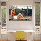 Постер с изображением теннисной девушки Марии шараповой, Картина на холсте без рамы, настенные картины для гостиной, домашний декор