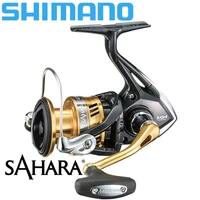 shimano reel sahara spinning fishing reel 41bb 5 016 21 ratio metal spool saltewater fishing reels