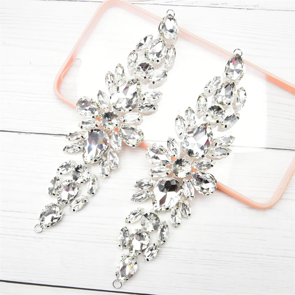 1 шт. модные хрустальные стразы пряжки конский глаз стеклянная алмазная