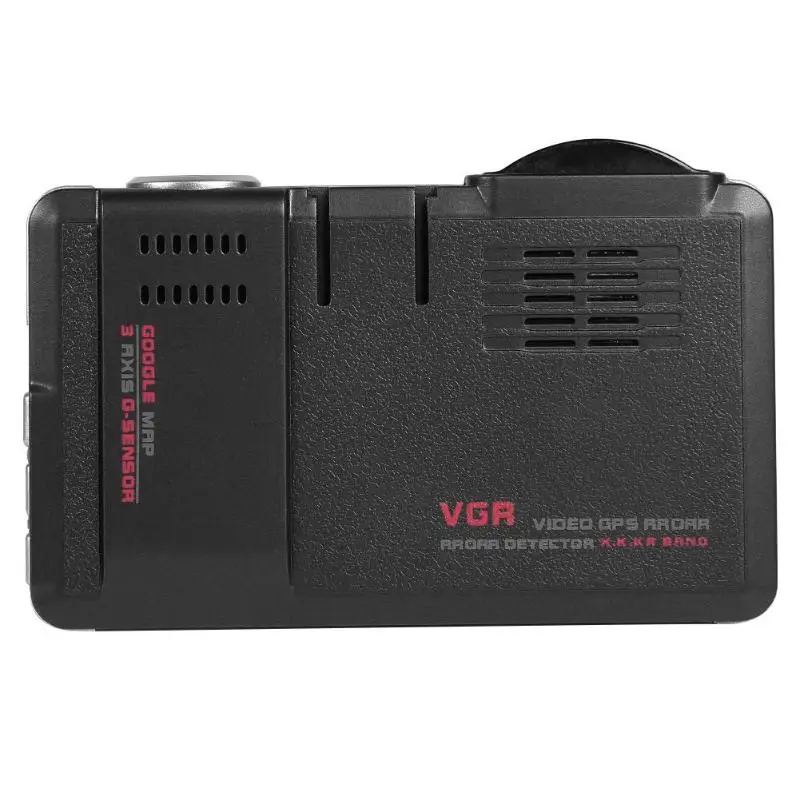 VGR1-S 3 в 1/2 в 1 Dashcam DVR 720p HD Автомобильная камера регистратор зеркало радар детектор с gps Точное обнаружение для России