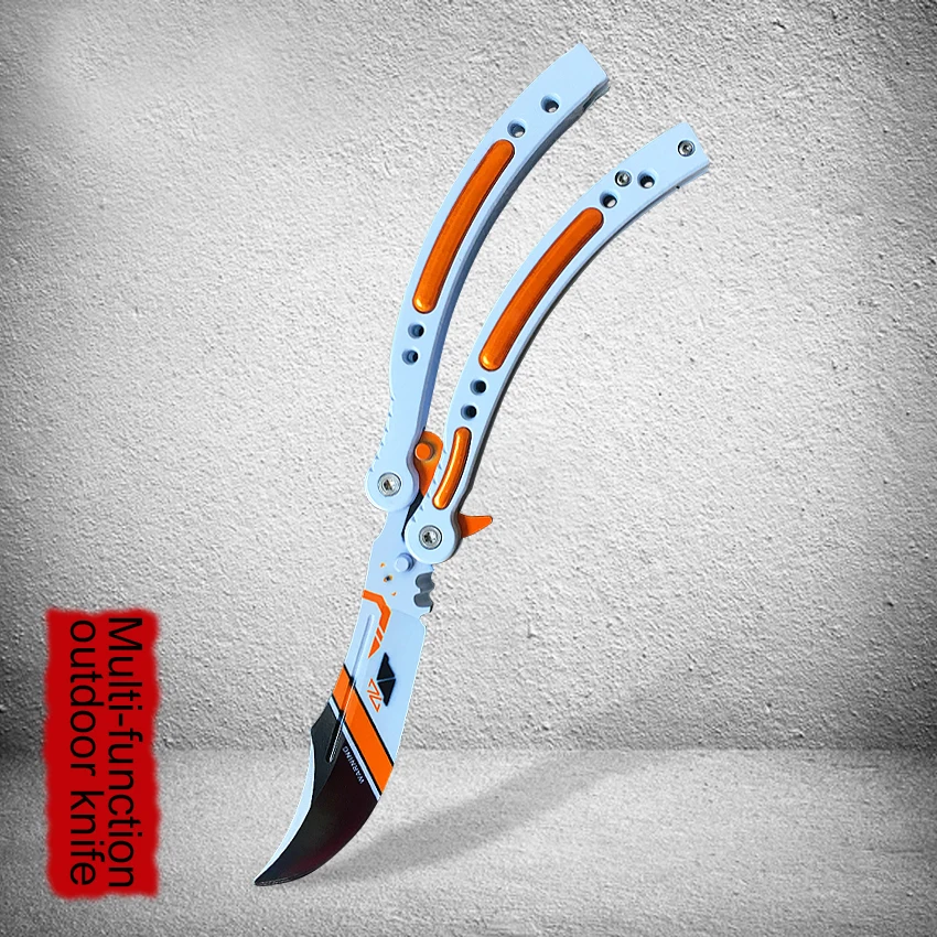 Тренировочный нож-бабочка CS складной не заточен | Инструменты