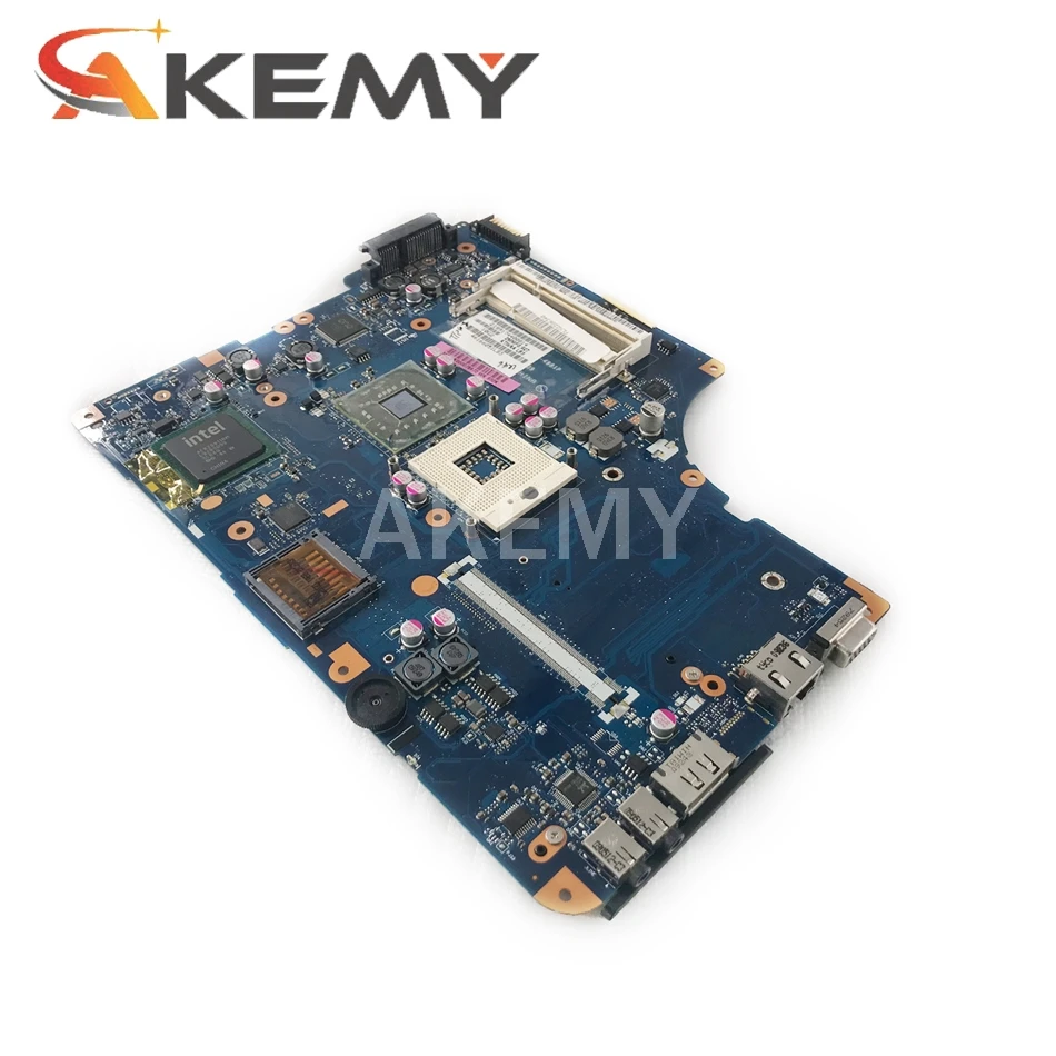 

Akemy Laptop Motherboard For Toshiba Satellite L500 L550 Main Board K000080430 KSWAA LA-4981P graphics slot