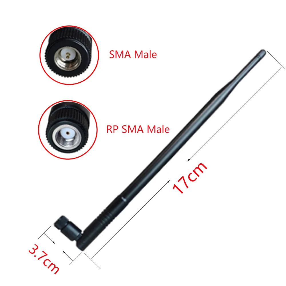 1sets 2.4G antenna 6dbi sma female wlan wifi 2.4ghz antene IPX ipex 1 SMA male pigtail Extension Cable iot module - купить по