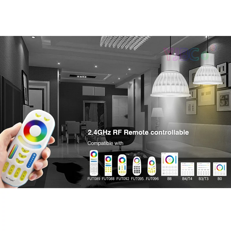 Miboxer 4 Вт RGB + CCT Светодиодный прожектор FUT103 GU10 FUT104 MR16 ная лампа для спальни
