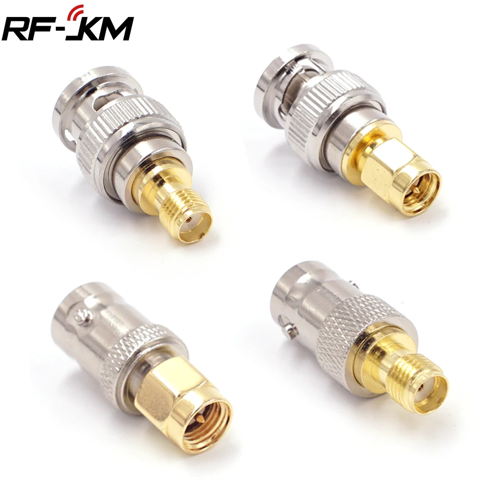 2 шт. SMA к BNC антенный разъем Мужской Женский RF адаптер коаксиальный|Соединители| |