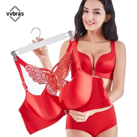 vvbras big cup seamless bra front closure push up bra wire free gathered large size thin underwear women butterfly brassiere