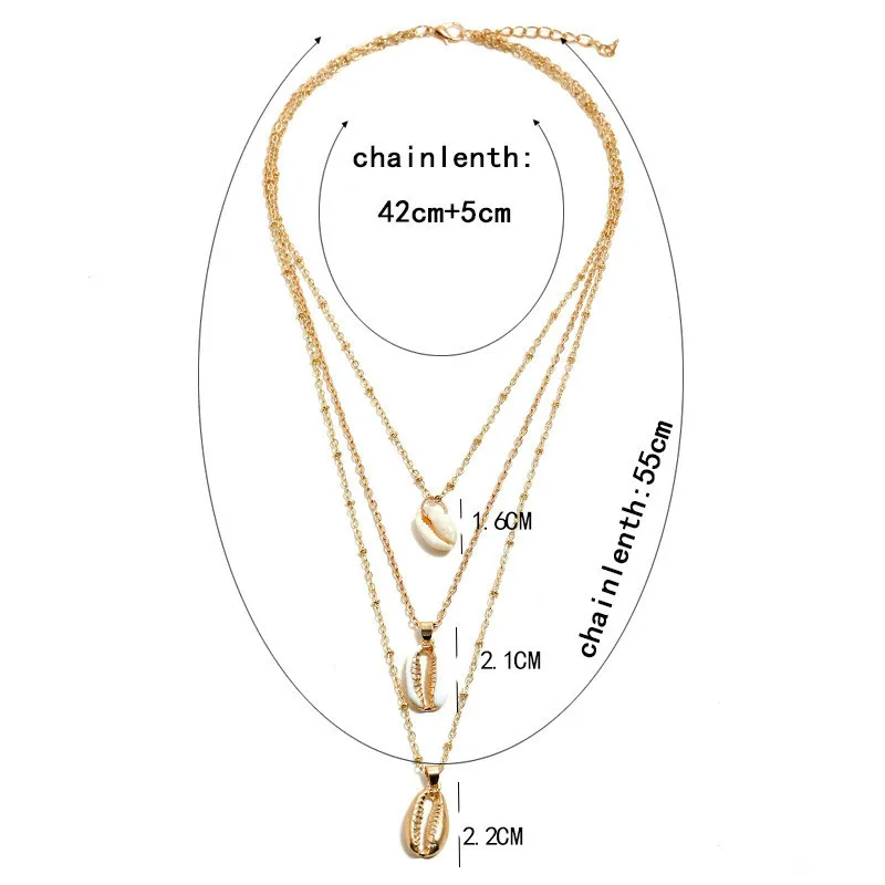 Гламурное трехслойное ожерелье с подвеской сияющее Новое Женское