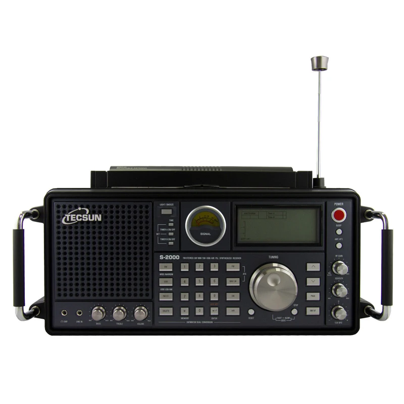 TECSUN S-2000 Любительское радио SSB Двойное преобразование PLL FM/MW/SW/LW/ Air Band | Электроника