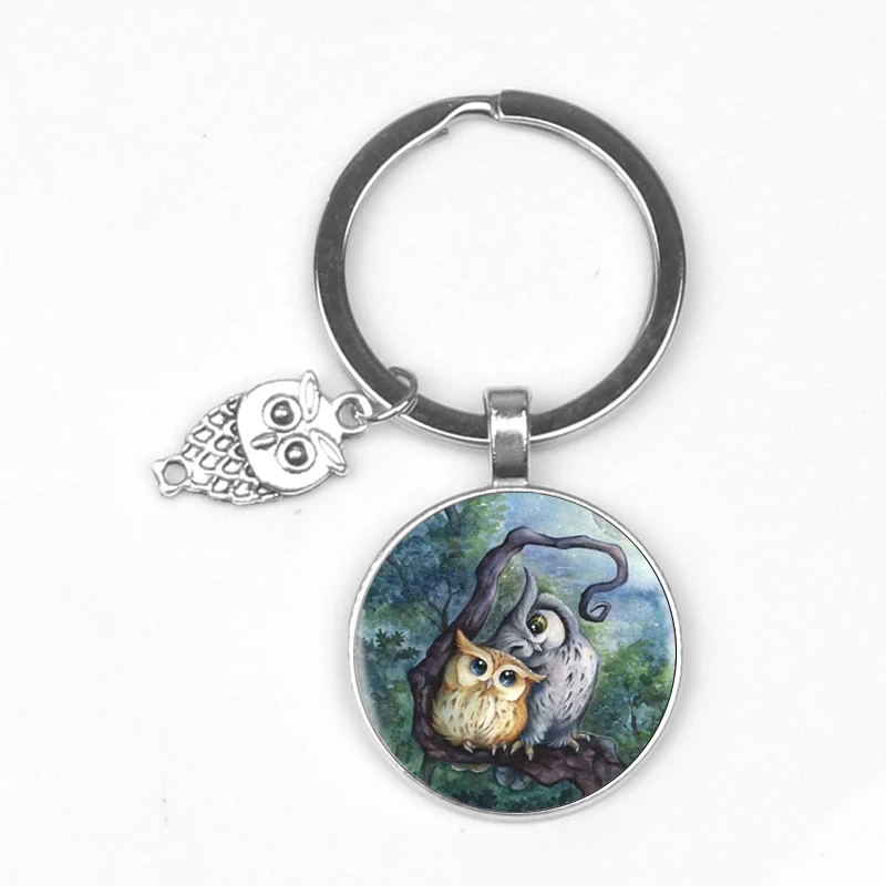 2020 New Cute Owl Pendant and Key Chain Men Women Keychain Car Fashion Gift YSK211 | Украшения и аксессуары