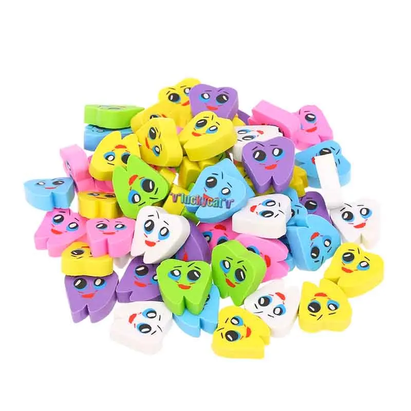 50 шт./пакет резиновые ластики для зубных протезов стоматологическая клиника