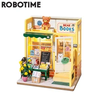 robotime rolife diy holiday party time doll house with furniture children adult miniature dollhouse wooden kits toy dg152