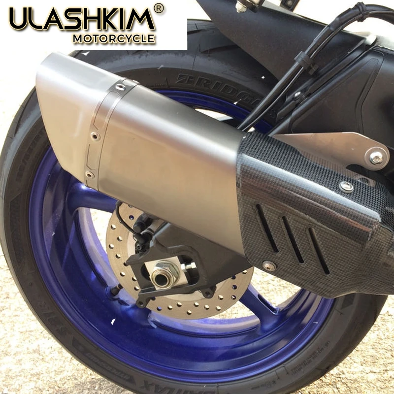 Универсальный мотоциклетный глушитель из углеродного волокна для YAMAHA R6 YZF ZX6R