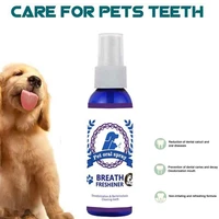 60ml pet breath freshener bad teeth oral care portable dental spray anti deodorant non toxic cleaning dogs treatment