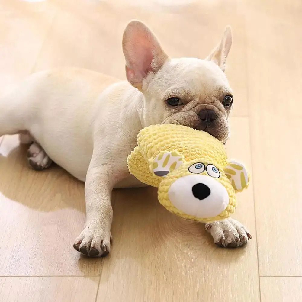 

Youpin Funny Dog Chew Toys Kit Sound Dolls And Frisbee Fleece Pet Plush Toys Squeaky Cleaning Teeth Toy For Small Large Dogs