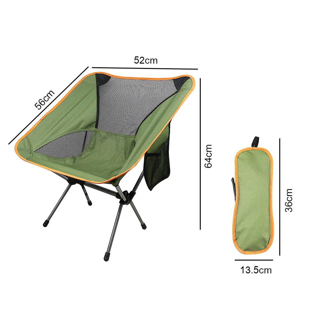Портативное пляжное кресло для кемпинга легкое складное уличное рыбалки