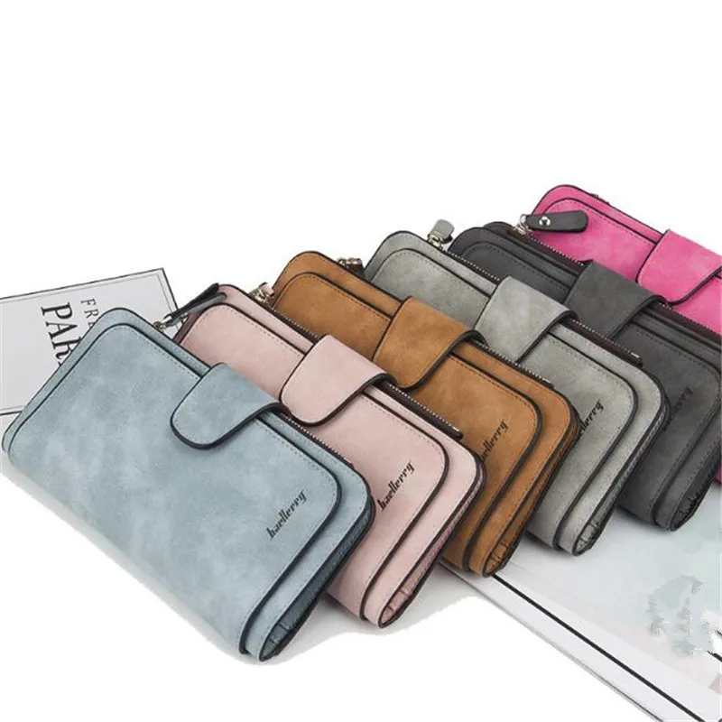 

Women's Wallet Leather Female Purse For Women Coins Pocket Card Holder Money Bags Casual Long Lady Clutch Phone Wallet