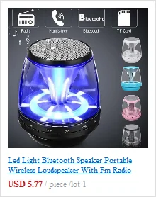 Водонепроницаемый Bluetooth динамик Портативная наружная перезаряжаемая Беспроводная колонка s Soundbar, сабвуфер громкий динамик TF MP3 встроенный микрофон