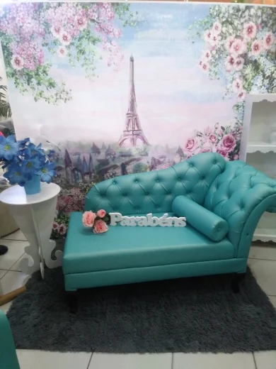 Виниловый фотографический фон MEHOFOTO с цветочным масляным принтом Эйфелева башня