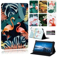 for lenovo tab e7 soft leather tablet case for lenovo tab e10lenovo tab e8 flamingo series tablet cover case free stylus