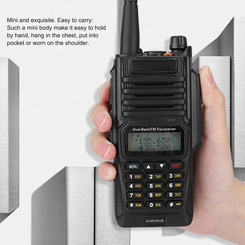 Рация высокой мощности с большим радиусом действия 2-полосная рация IP67