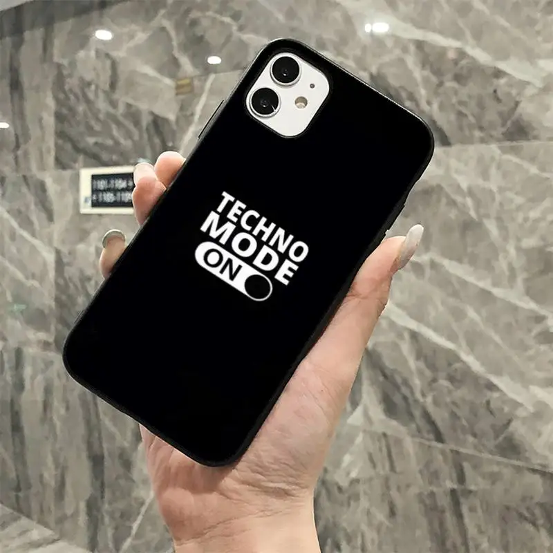 Чехол для телефона MaiYaCa с технической музыкой iPhone 11 12 13 mini pro XS MAX 8 7 6 6S Plus X 5S SE 2020 XR |