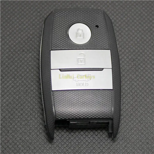 PINECONE Чехол для автомобильного ключа для KIA K3 K5 Smart Key 4 кнопки Uncut латунный клинок пустой корпус для дистанционного ключа чехол 1 шт - Количество кнопок: Key Shell No Blade