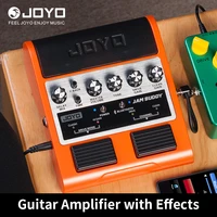 joyo jam buddy guitar amplifier bt4 0 dual channel 2 4w pedal style guitar amp speaker with delay overdrive clean effects