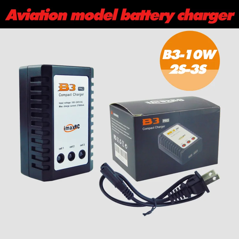 Авиационная модель зарядного устройства для батарей B3 10 Вт 2S 3S зарядное